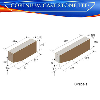 Corbels technical drawing